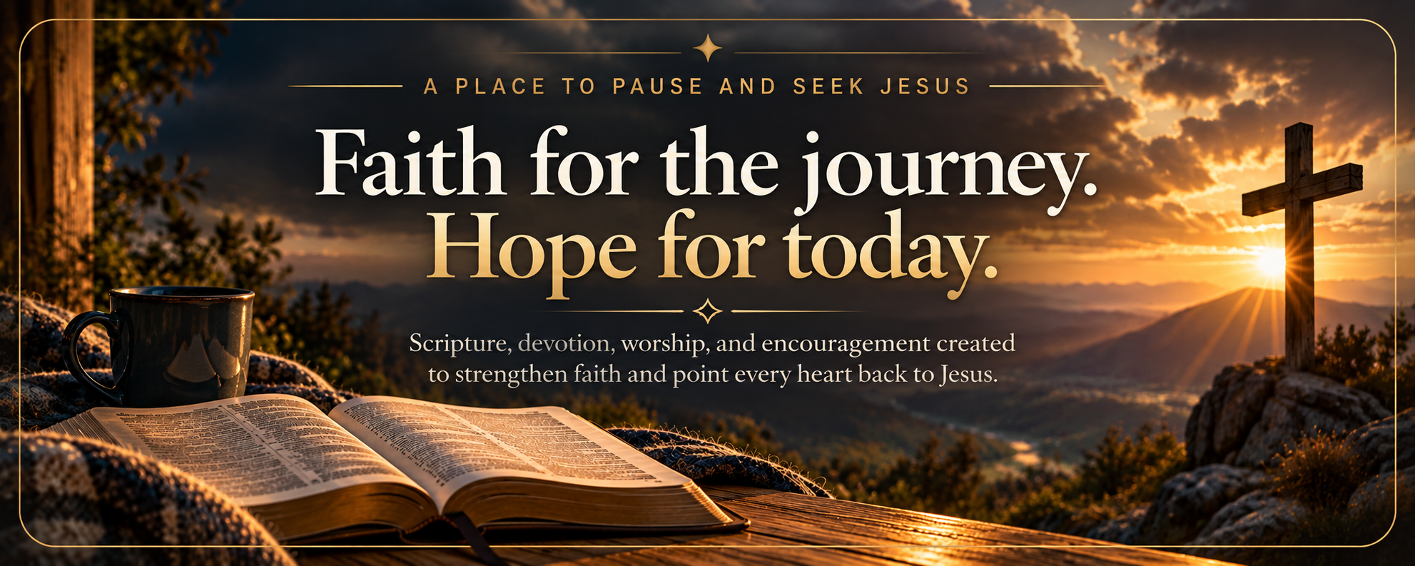 Anthony's Devotion & Ministry website banner
