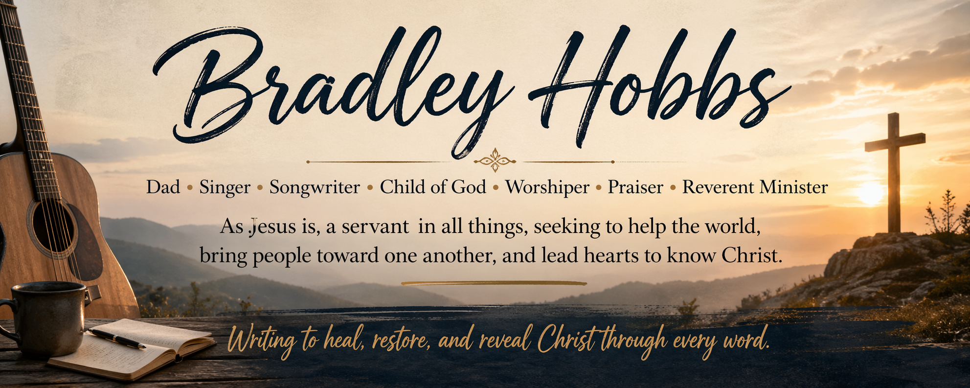 Brad Hobbs author and books website banner