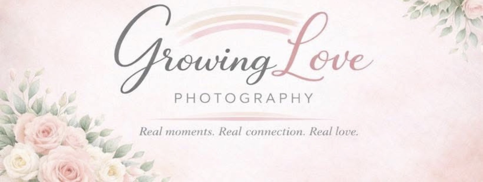 Growing Love Photography current website introduction