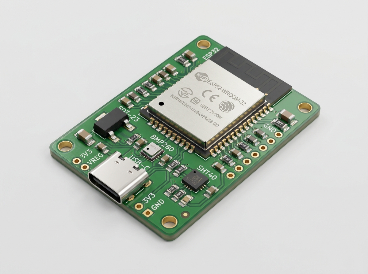 Kicad iot sensor board