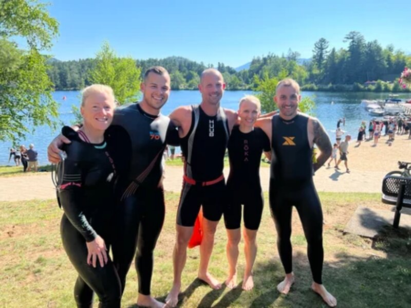 TriDot coaches and athletes
