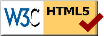 Unoffical W3C valid HTML5 logo