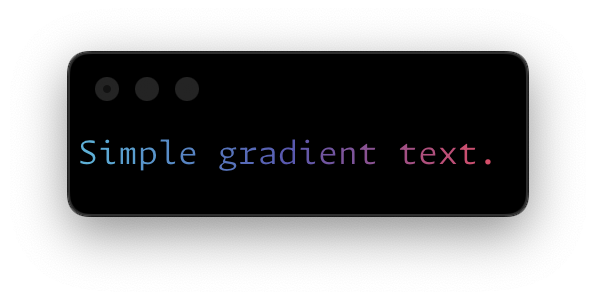 Gradient string