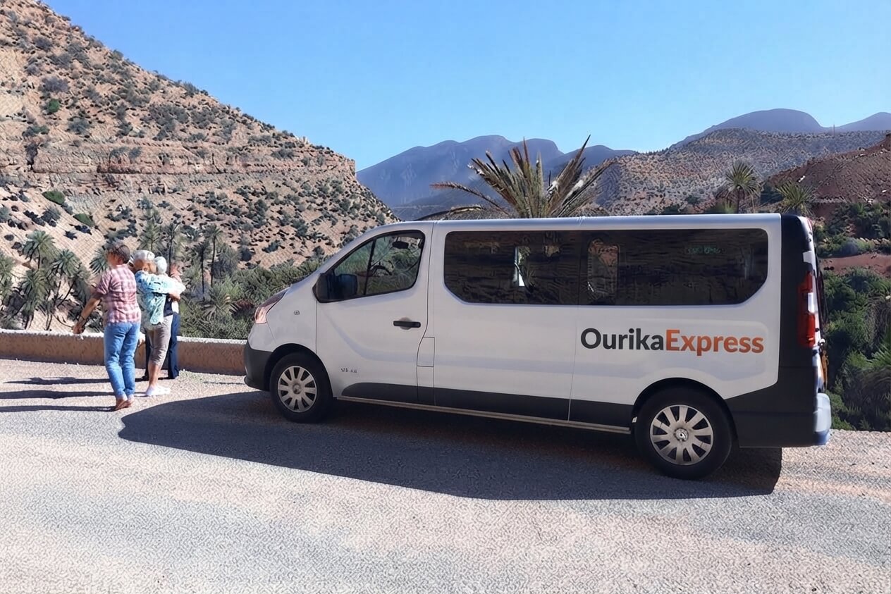 Marrakech to Ourika minivan