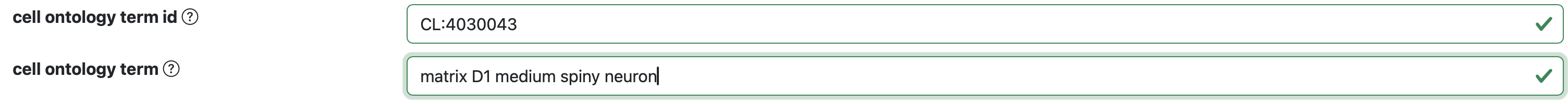 Select cell ontology term