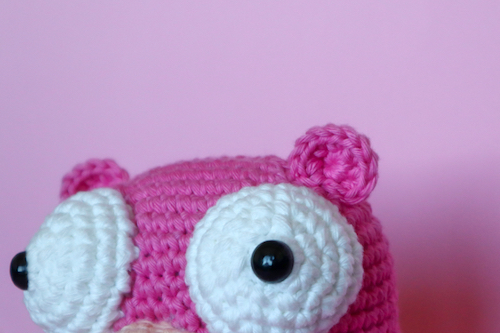 Pink Gopher Crochet Amigurumi