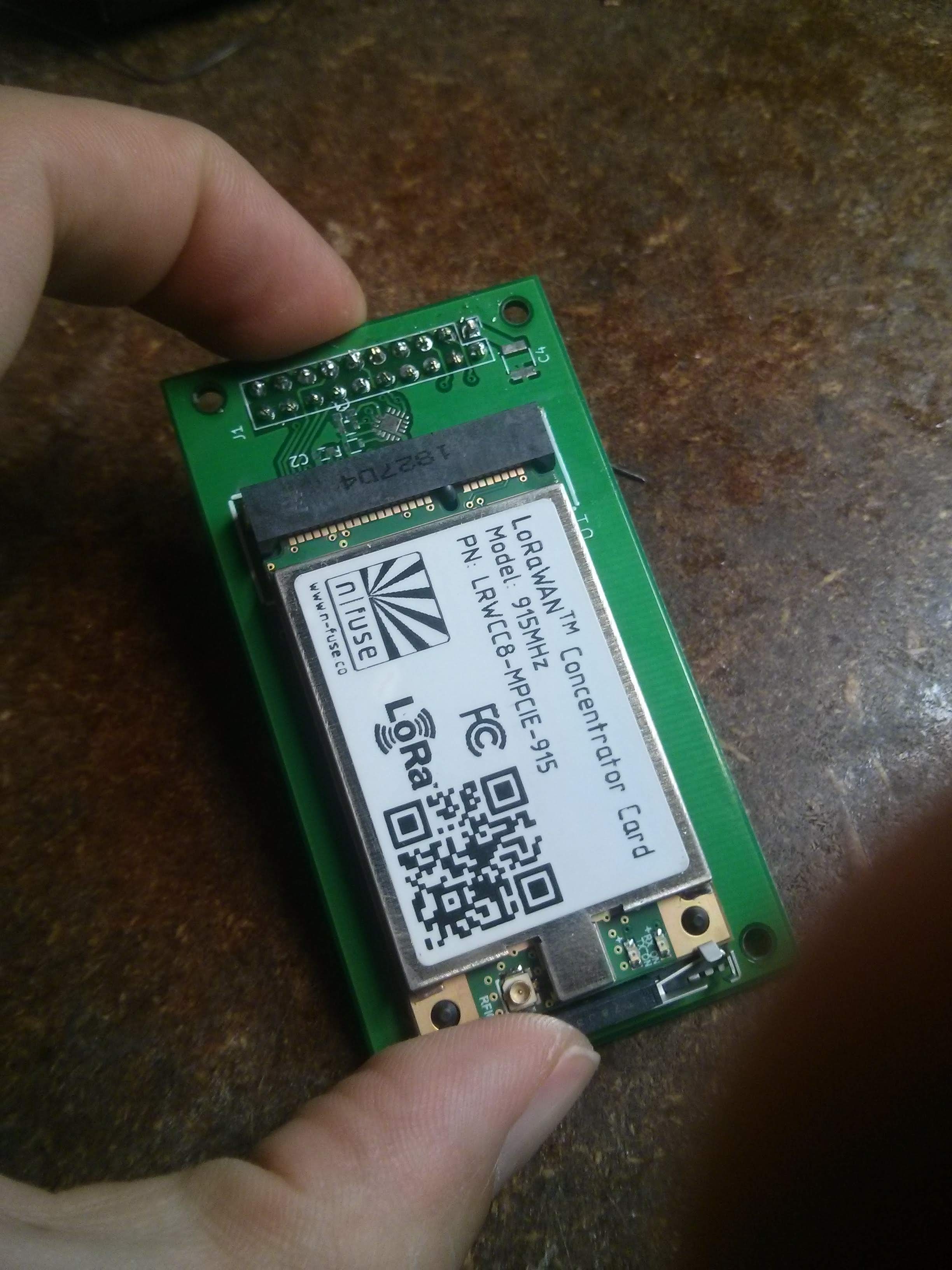 Pinha lora gateway, from the project README