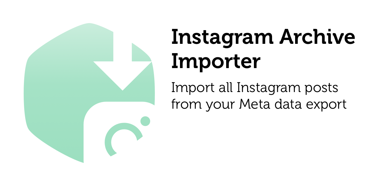 Instagram Archive Importer