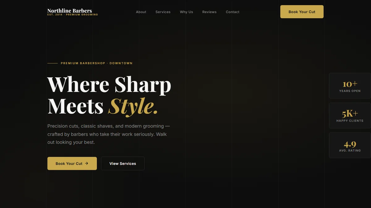 Northline Barbers screenshot