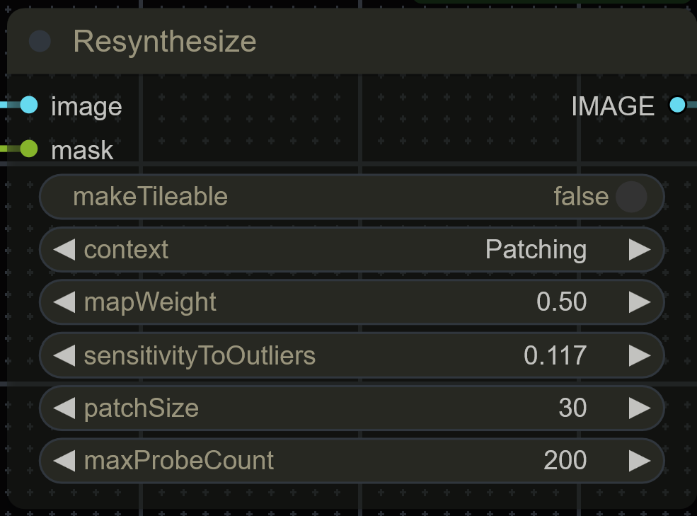 preview of the node