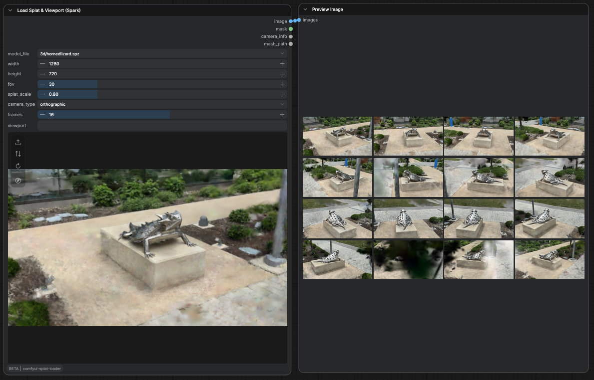 Screenshot preview