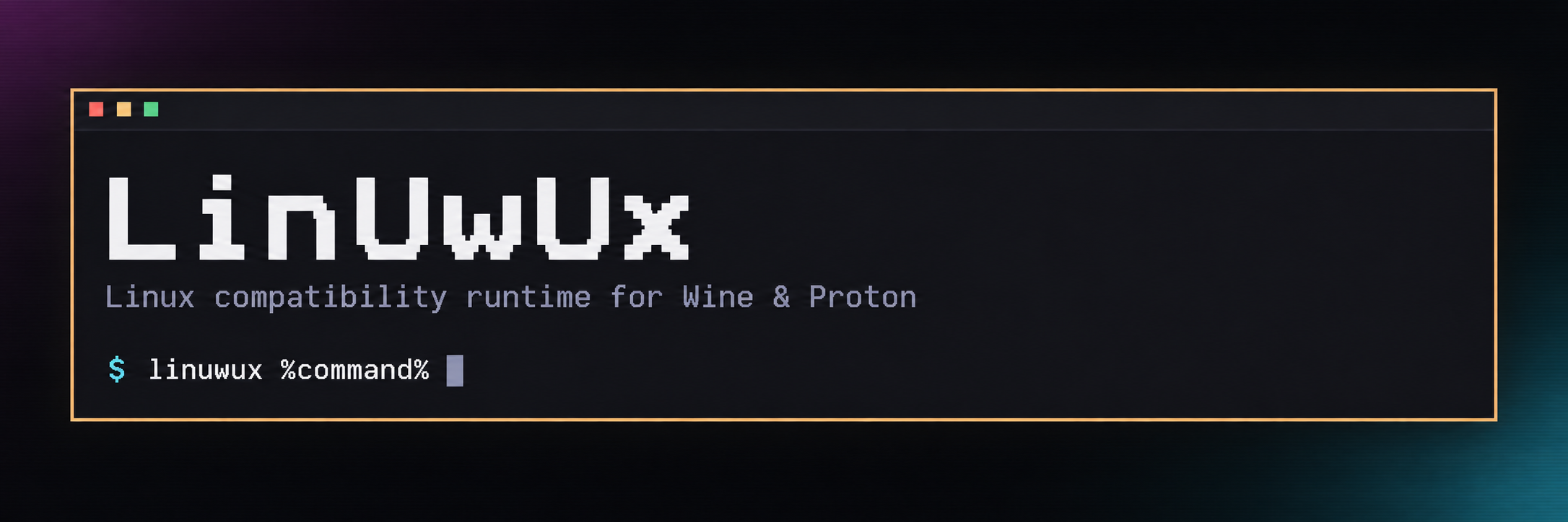 LinUwUx terminal banner