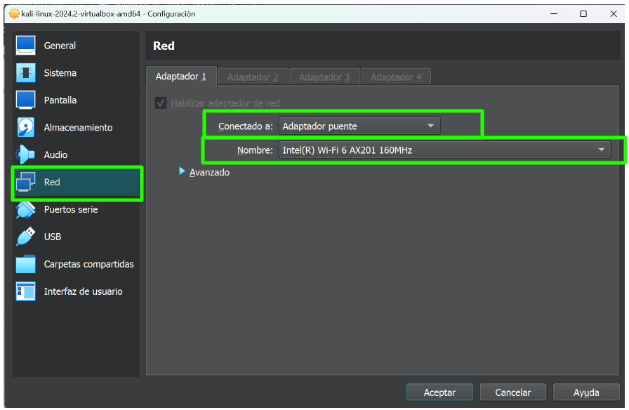 Configurar maquina virtual