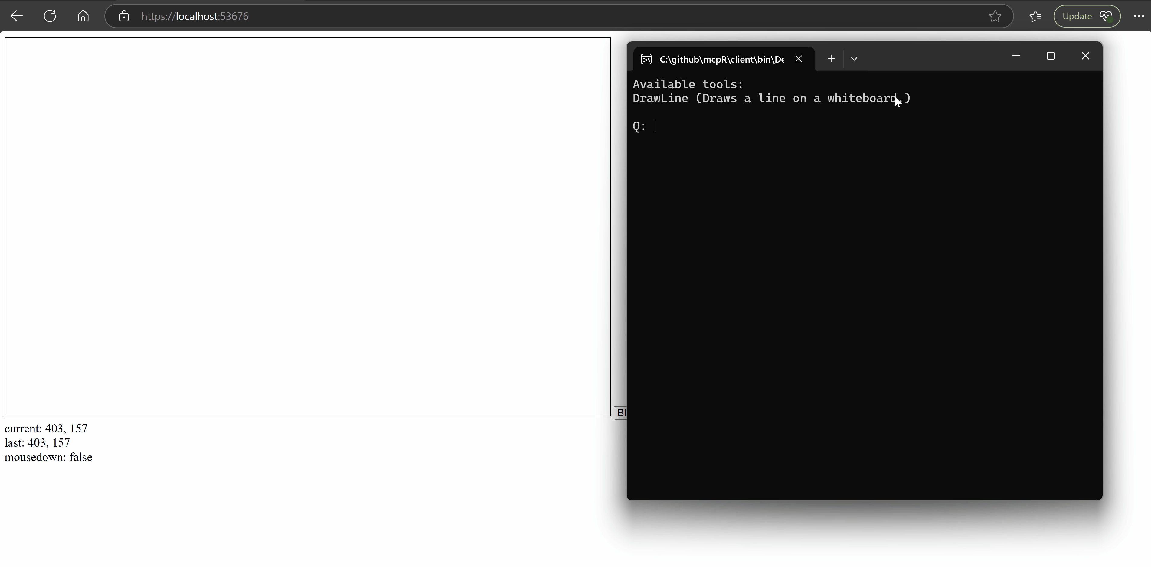 SignalR + MCP