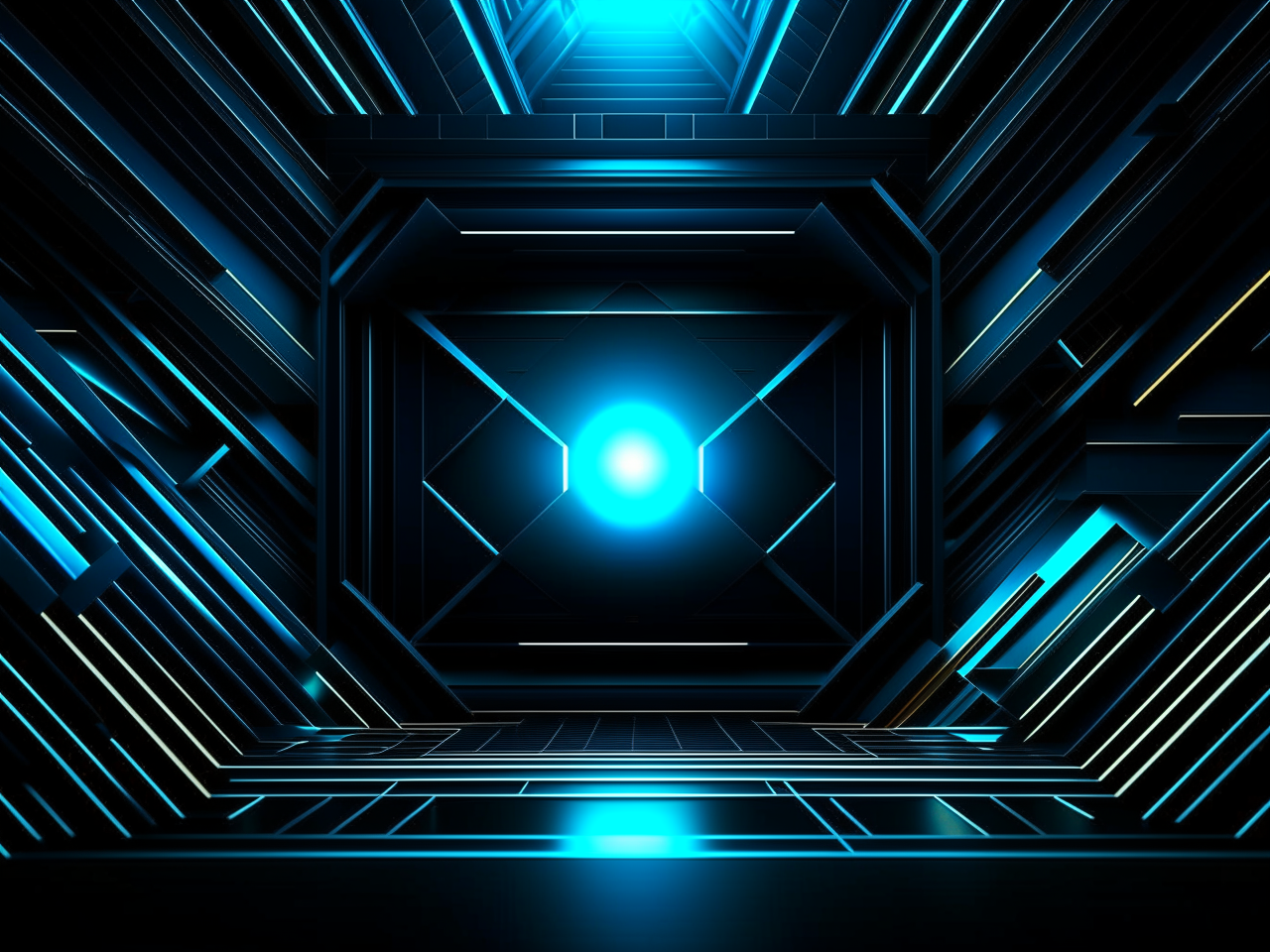 abstract background in dark theme, for video on youtube, engineering community, 3d realistic, 