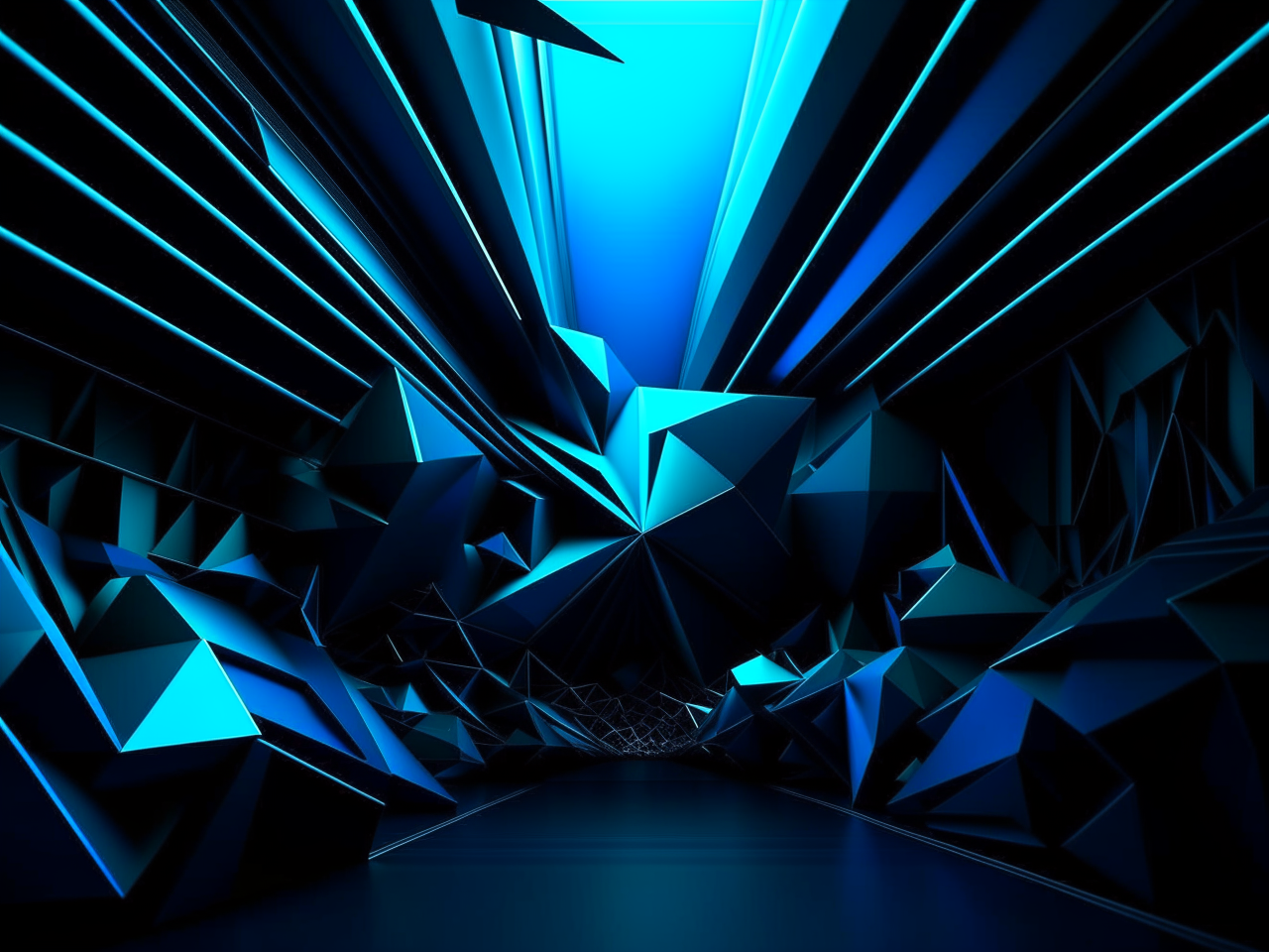 abstract background in dark theme, for video on youtube, engineering community, 3d realistic, 