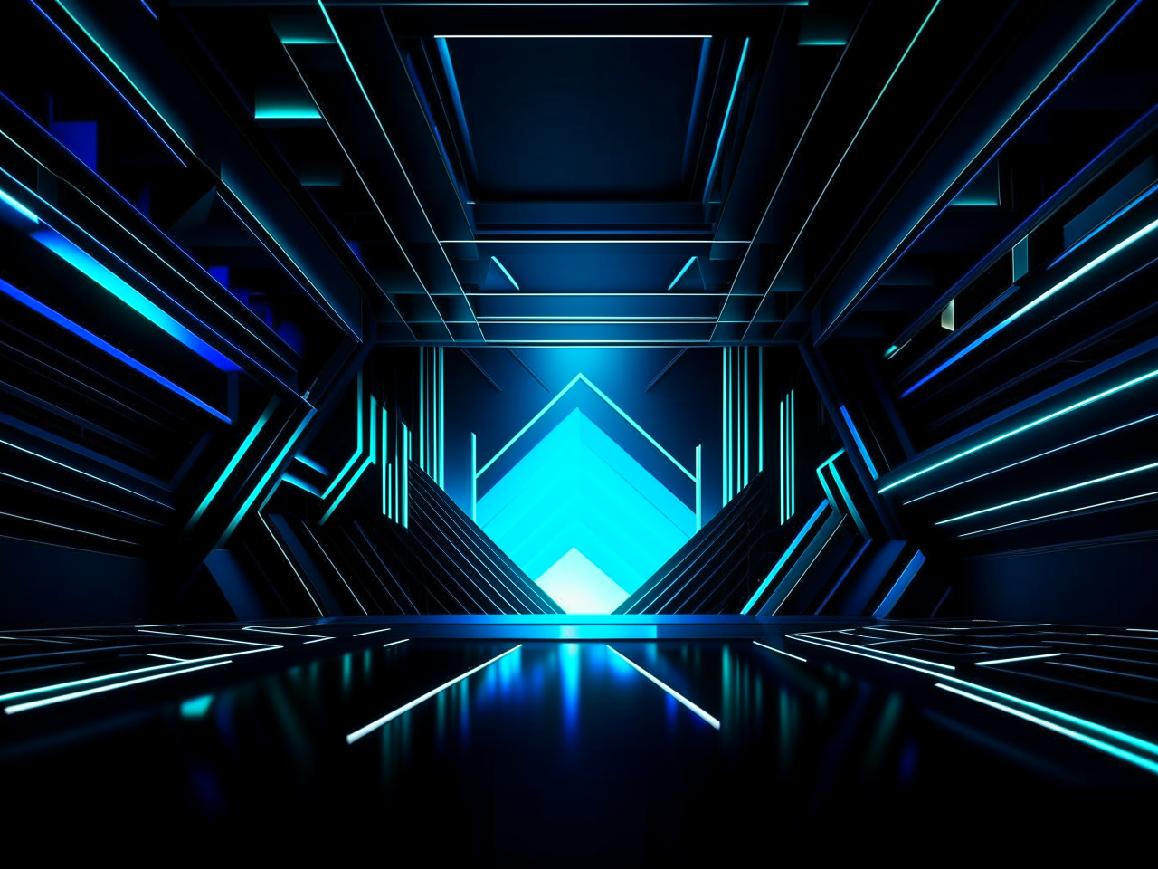 abstract background in dark theme, for video on youtube, engineering community, 3d realistic, 