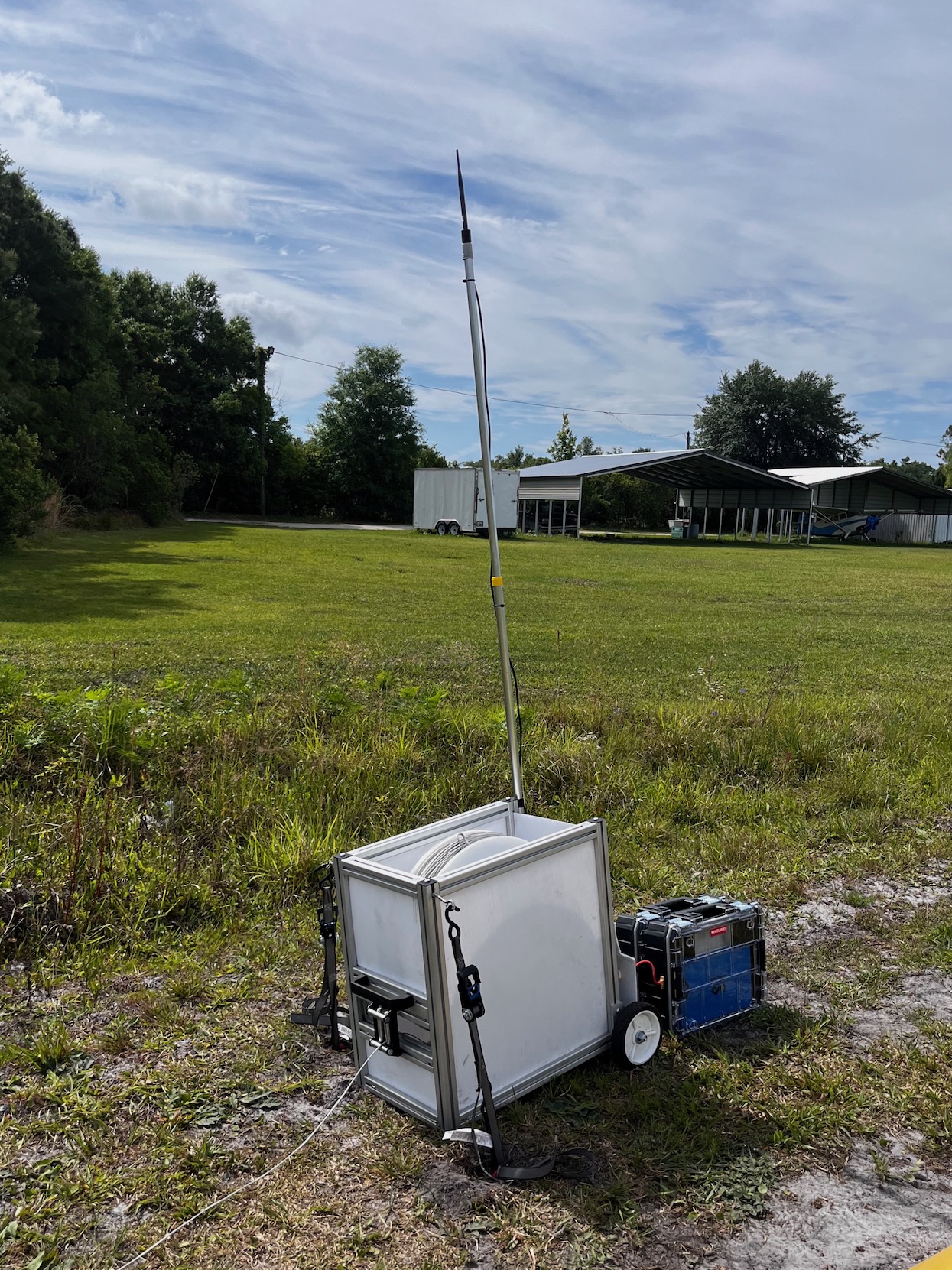 soloTow winch build in the field