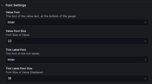 Font Settings