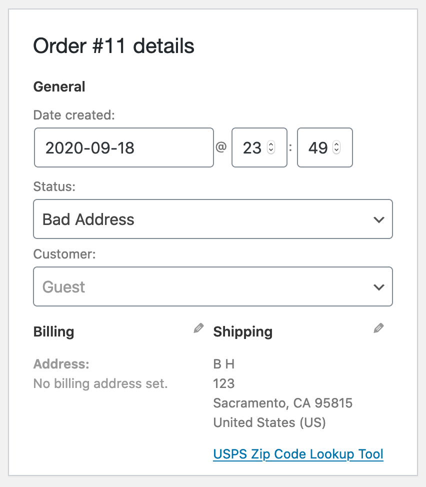 Link to USPS Link to USPS