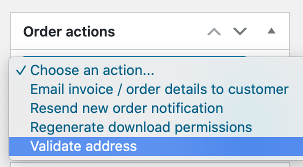 Order Action Manual Check Order Action Manual Check