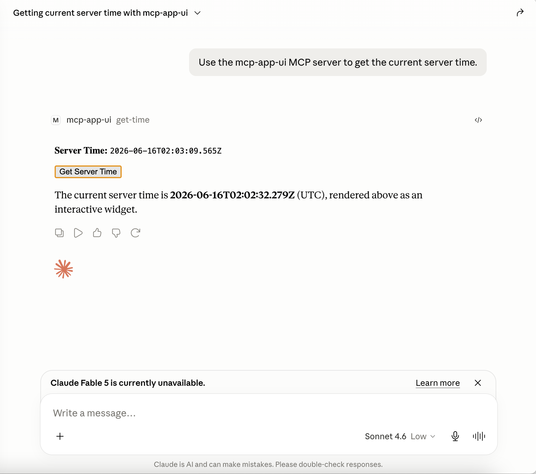 MCP App UI