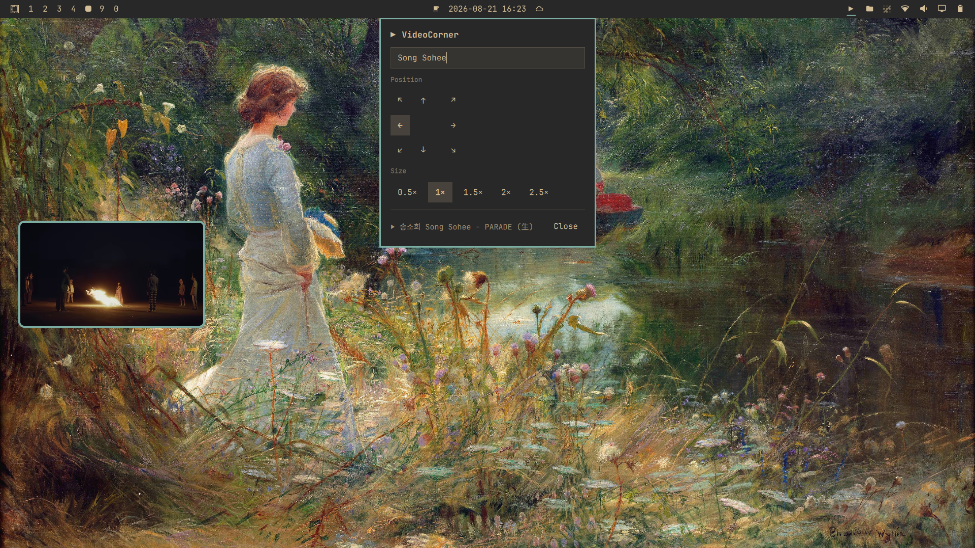 VideoCorner floating video player