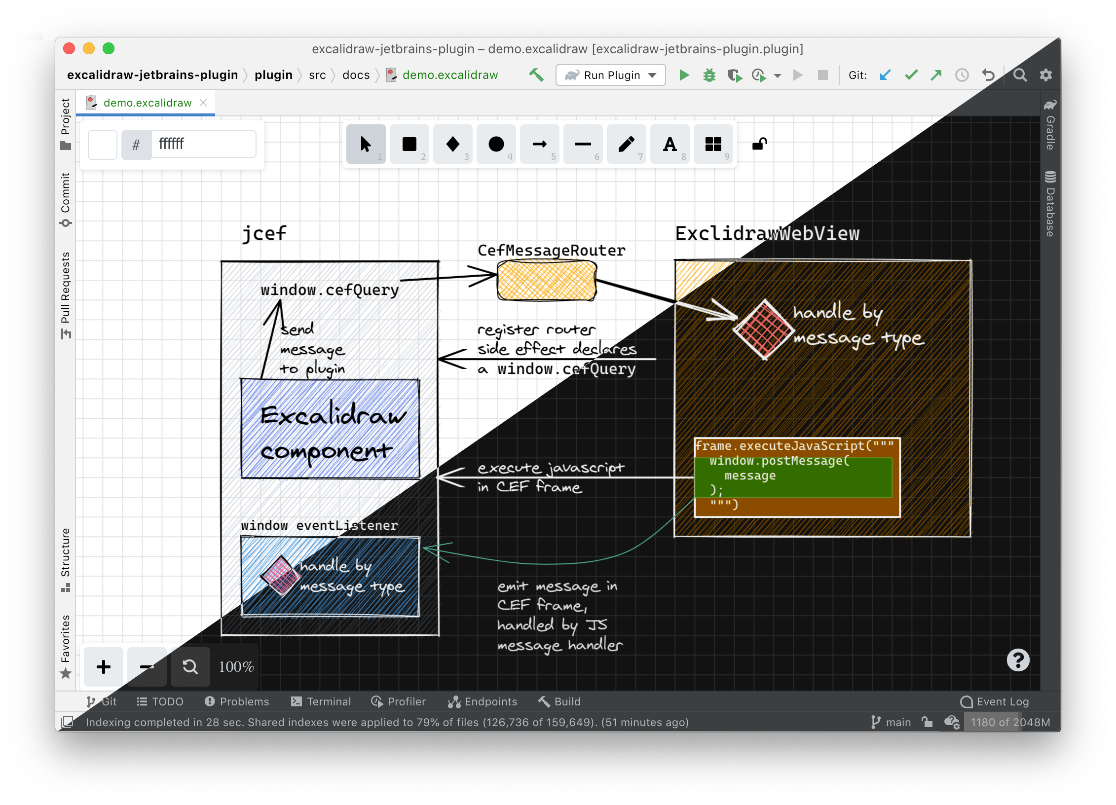 light/dark plugin screenshot