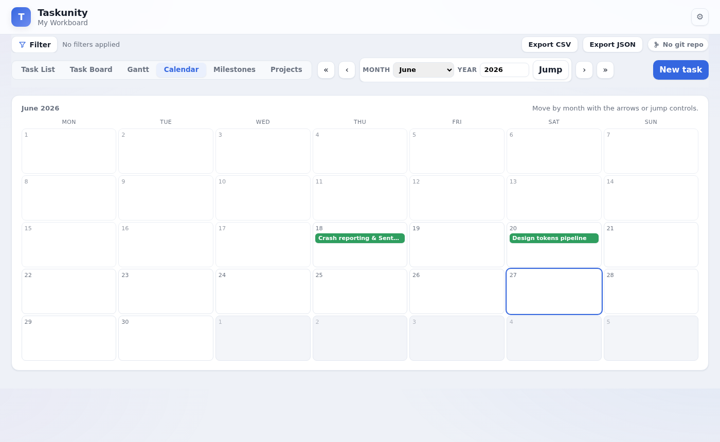 Calendar