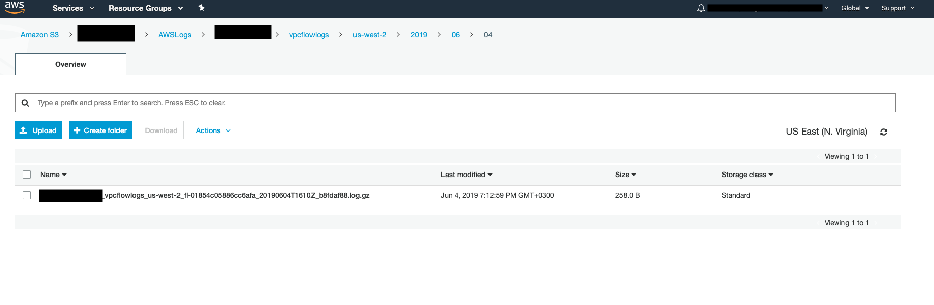 vpc flow log s3 bucket