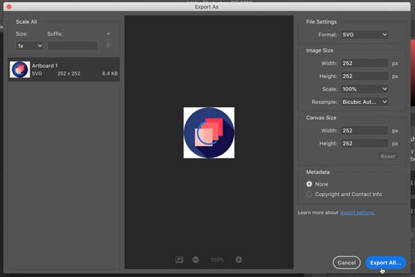 Photoshop Save Dialog