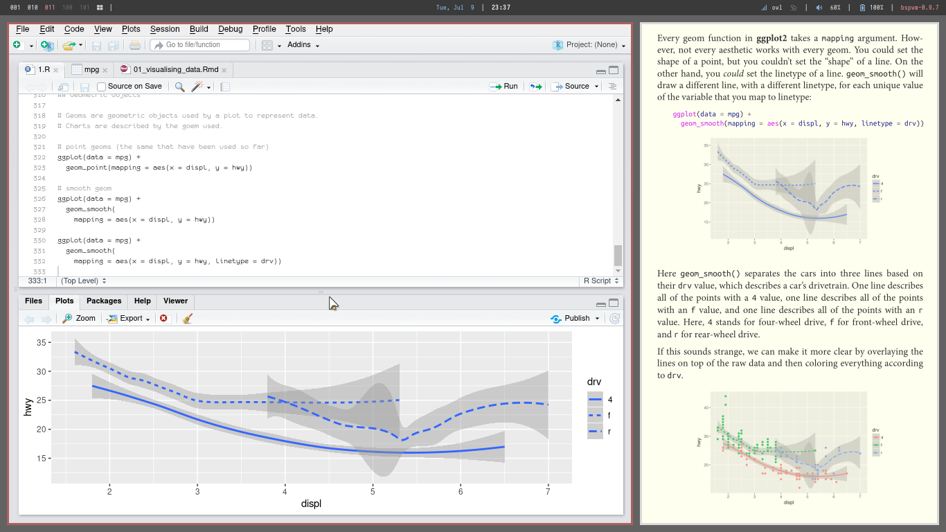 Rstudio, mupdf