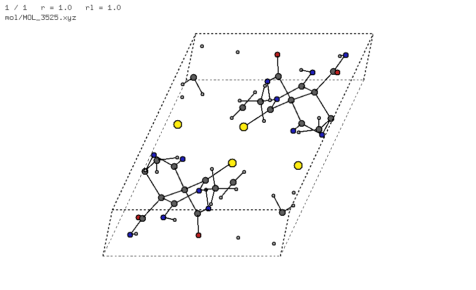 Organic crystal cell