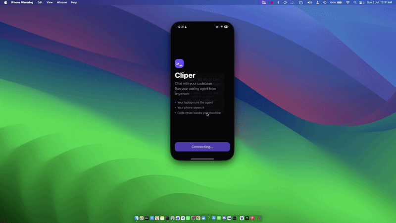 Chat with your codebase from anywhere