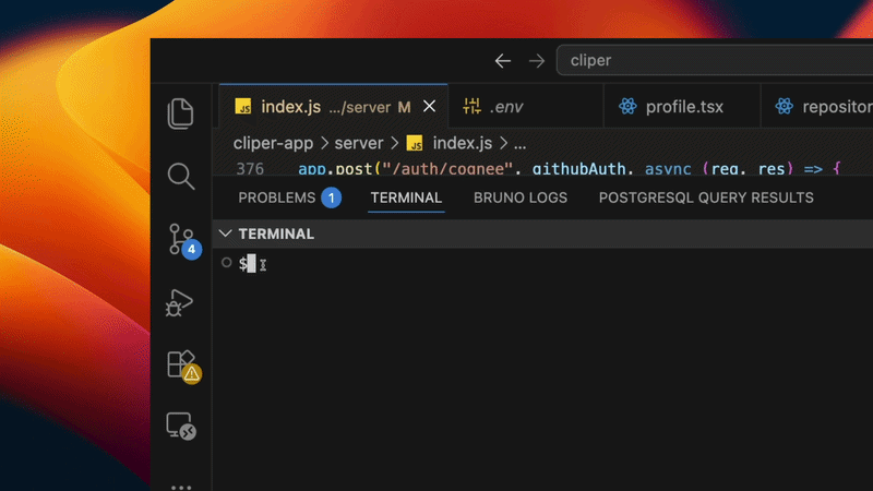cliper init in action