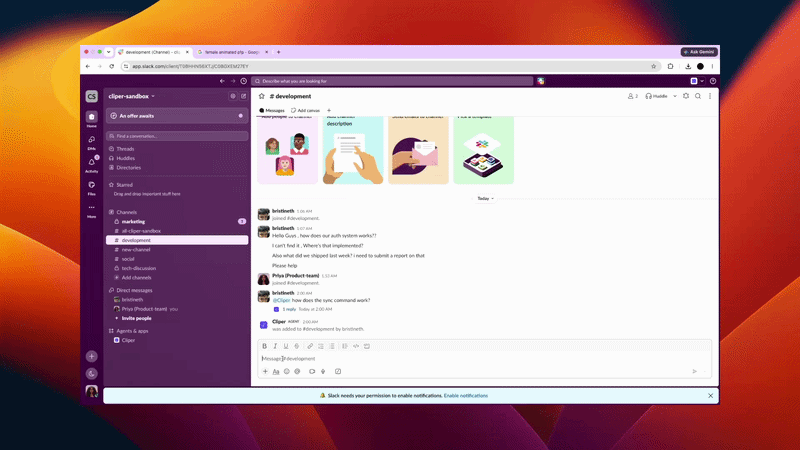 Chat with your codebase from Slack app
