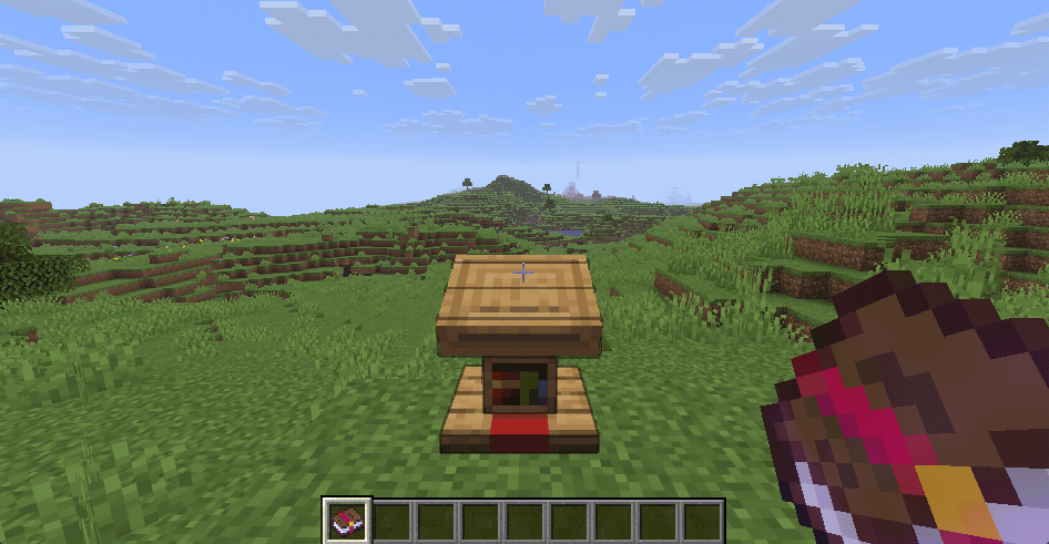 Preview when placing the Enchanted Book in a lectern