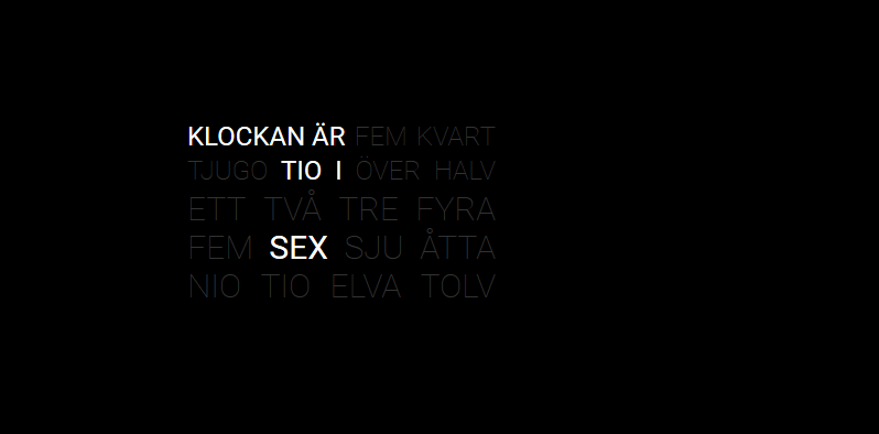 Image of textclockfieldse