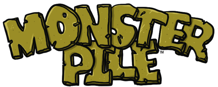 A nice logo saying "Monster Pile" and telling you to have a nice day