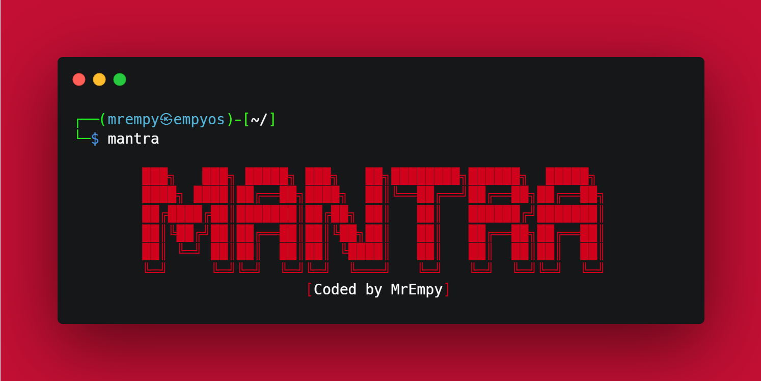 Mantra - banner