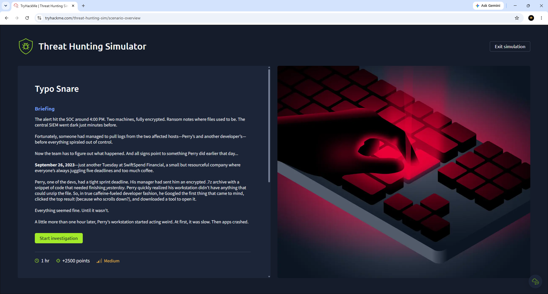 Threat Hunting Simulator 简报