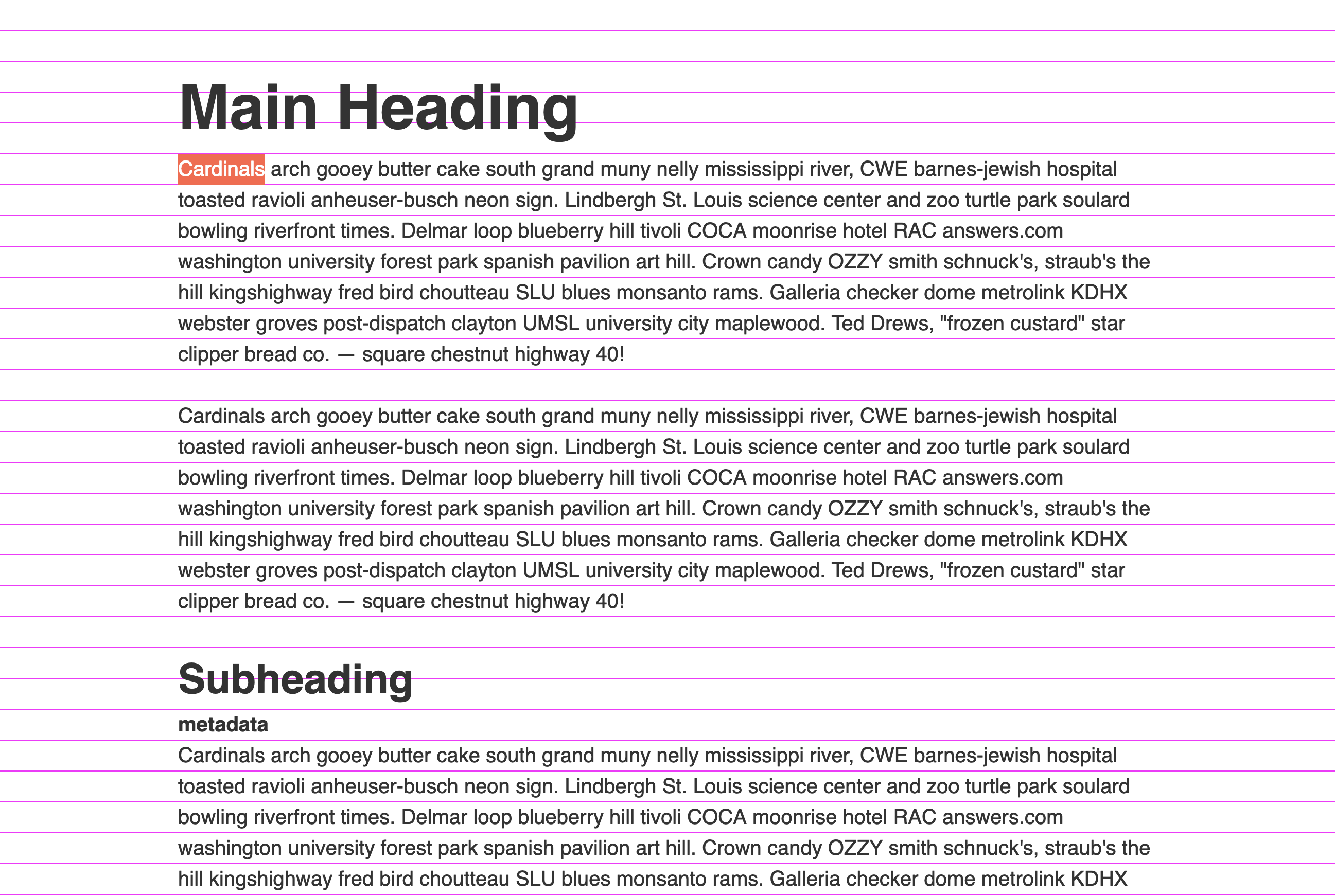 VRT example