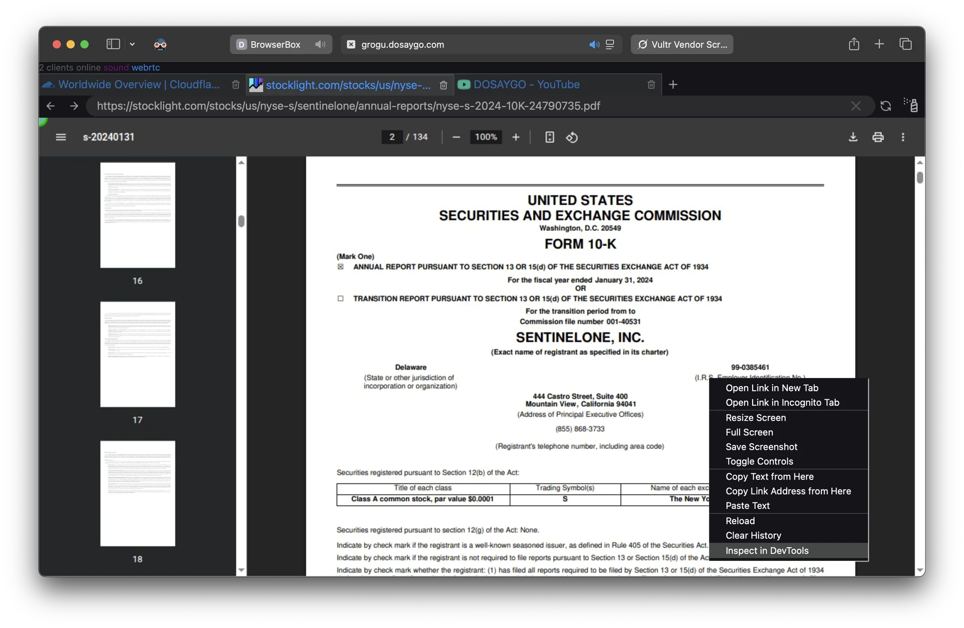 BrowserBox displays PDFs like a normal browser.