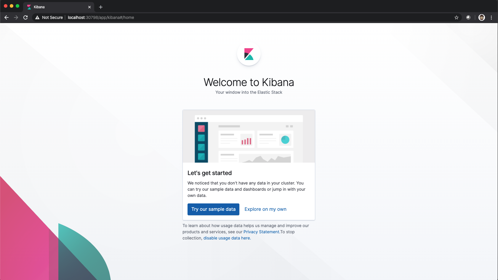 kibana-webpage