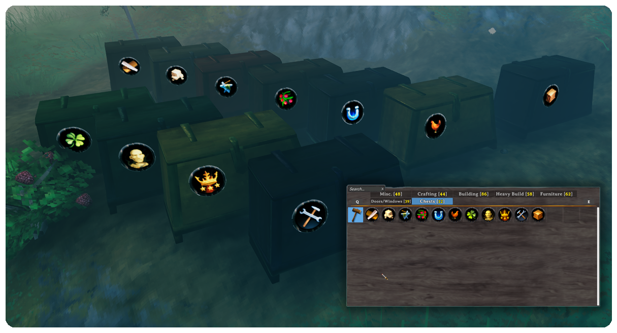 Display of the mod in use