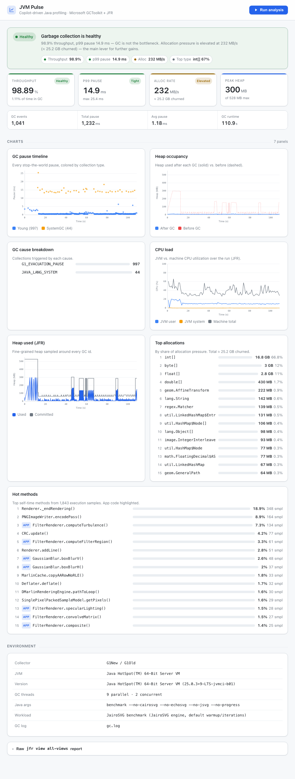 JVM Pulse preview