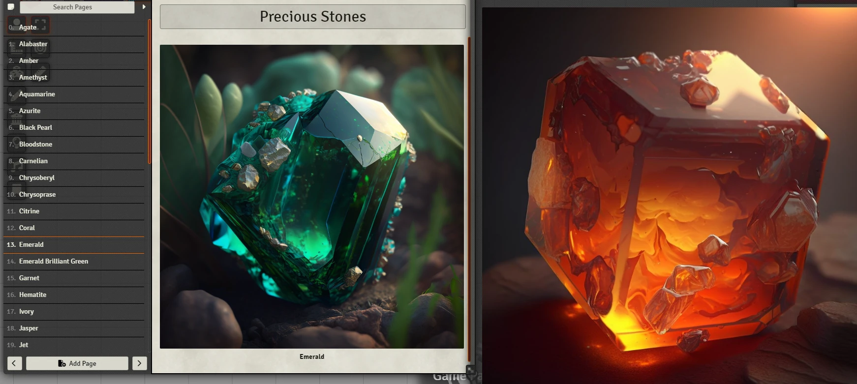 Precious Stones Art Pack