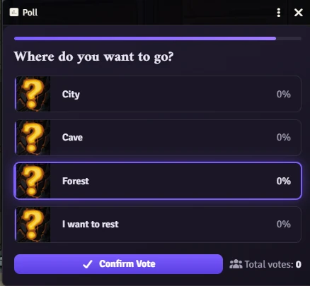 Visual Polls