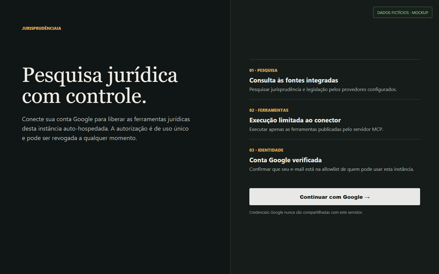 Autorizar com Google