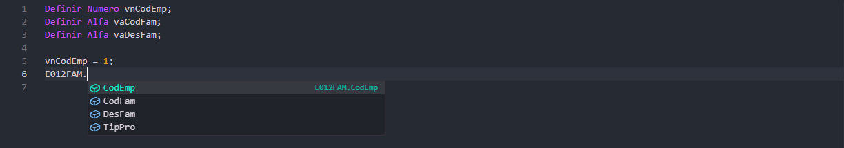 Autocomplete de catálogo